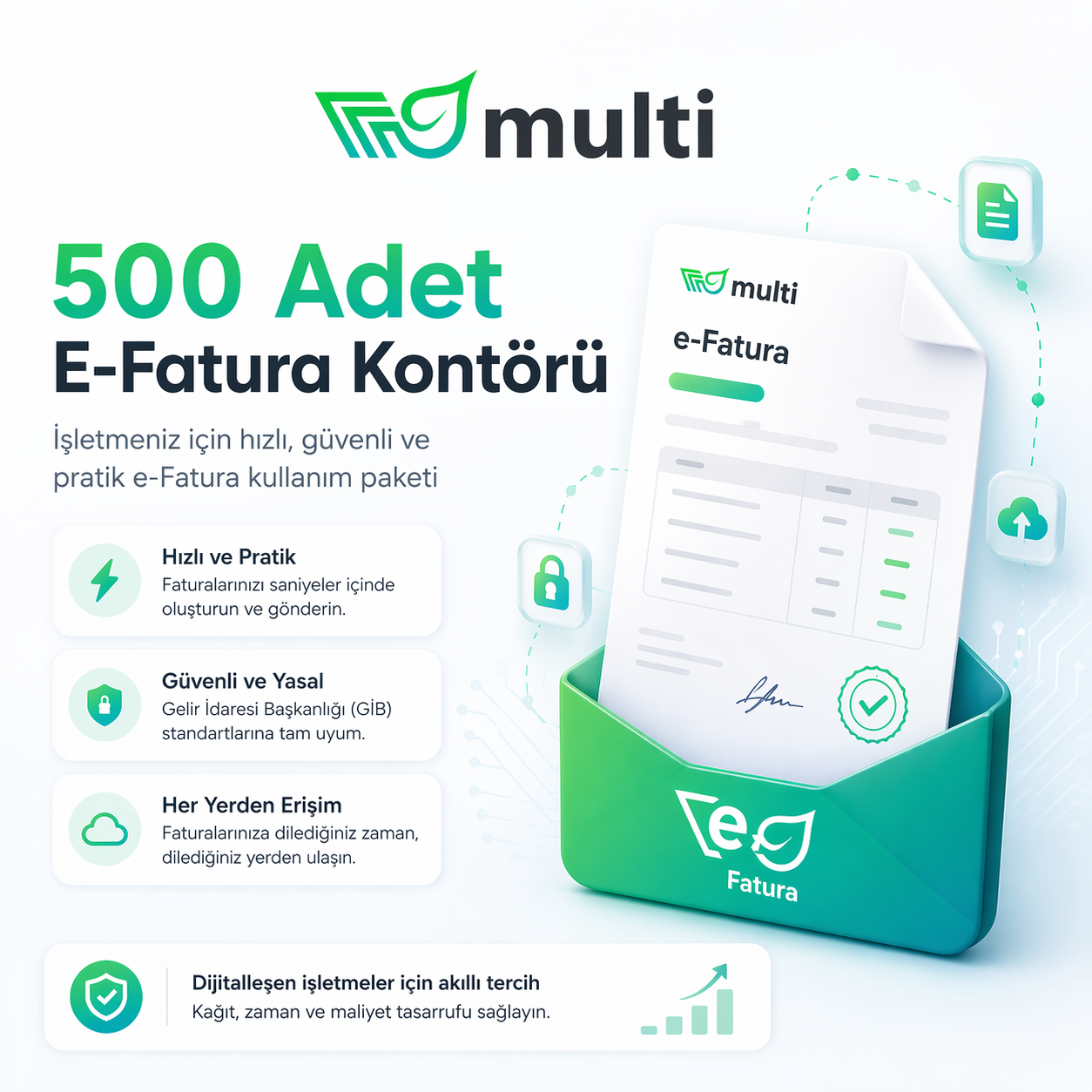 500 Adet E-Fatura Kontörü