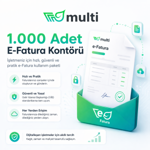 1000 Adet E-Fatura Kontörü