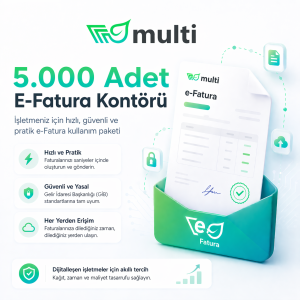 5000 Adet E-Fatura Kontörü